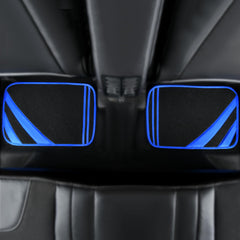 CAR PASS rear-right mat with blue edge protects rear seating area