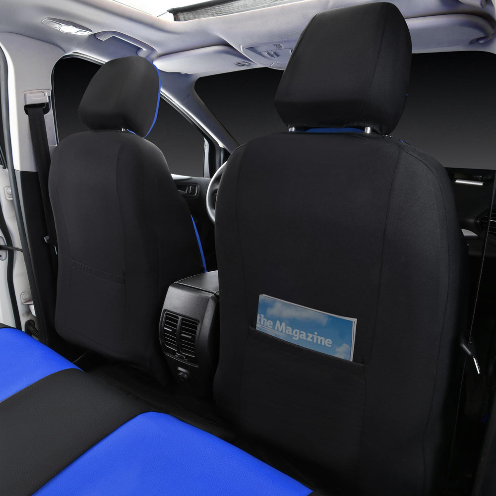 CAR PASS full-coverage front seats protect against spills and wear from kids.