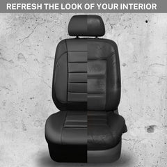 CAR PASS full-coverage seat covers protect front and rear areas.