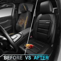CAR PASS full-protection seat cover front shields from spills, dust, and pet hair.