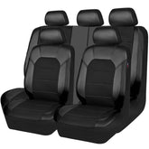 CAR PASS leather and 3D air mesh front seat cover enhances interior style and comfort.