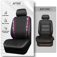 CAR PASS seat cover side view demonstrates universal fit for various car interiors