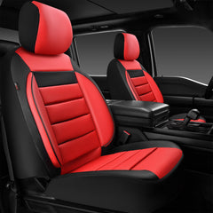 CAR PASS leather seat cover front left angle for premium protection
