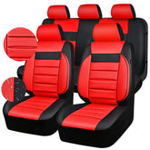 CAR PASS leather seat covers full set showcase premium styling and protection.