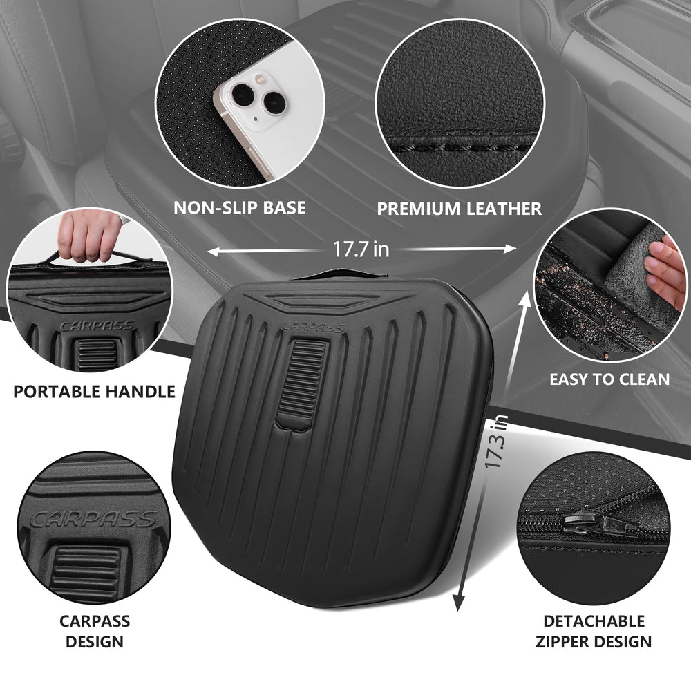 CAR PASS waterproof nappa leather cushion, easy cleaning and lasting durability.