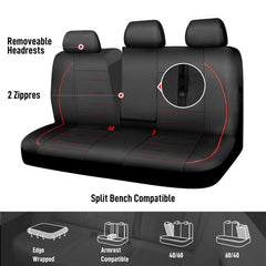 CAR PASS protective back seat cover shields your upholstery from wear, spills, and dirt.