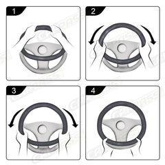 Heat and cold protection provided by CAR PASS Line Rider steering cover for hands