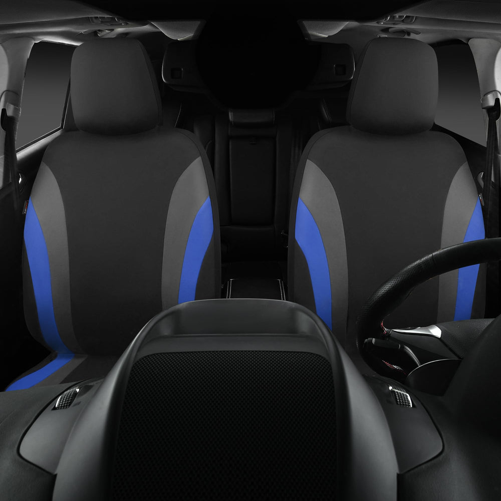 CAR PASS Line Rider seat belt openings preserve easy belt access.