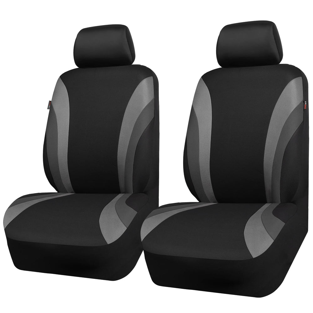 CAR PASS Line Rider Sporty front seat covers for a sleek interior.