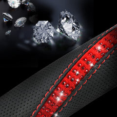 CAR PASS luxury fashion steering cover adds premium look and comfortable palm.