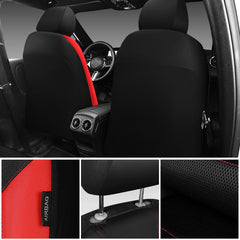 CAR PASS machine-washable polyester keeps interiors fresh and easy to care for.
