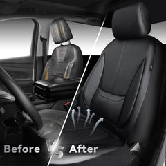 CAR PASS Nappa leather quick-install feature for a fast seat upgrade