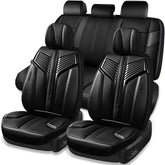CAR PASS Nappa leather seat covers full set, premium protection and luxury look.