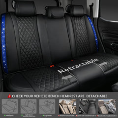 CAR PASS waterproof finish protects against spills while maintaining clean look.