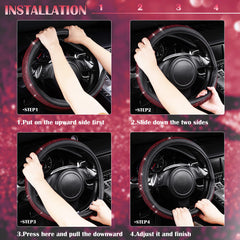 CAR PASS Durable non-dropping rhinestones fixed by a sturdy metal frame.