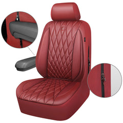 CAR PASS anti-slip backing keeps seat covers in place for stable driving.