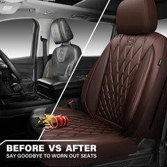 CAR PASS non-slip backing keeps the seat cover in place during drives.
