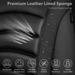 CAR PASS non-slip backing keeps the seat cover in place during driving.