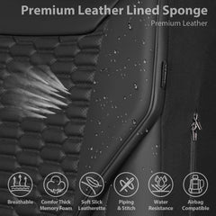 CAR PASS non-slip backing seat covers stay in place during drives.