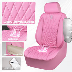 CAR PASS nonslip backing keeps the seat cover in place during driving sessions.