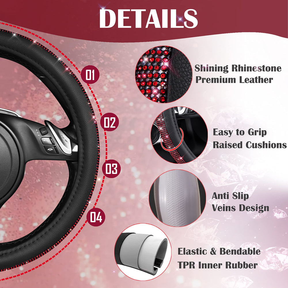 CAR PASS Palm-massage comfort from soft PU leather on long drives.