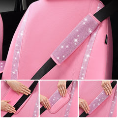 CAR PASS pink bling vent outlet trim adds sparkle and accent to vents.