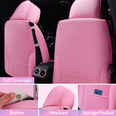 CAR PASS pink nappa stitching detail highlights luxury texture and craftsmanship