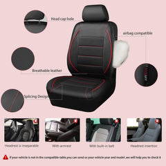 CAR PASS headrest covers offering a snug fit for refreshed interior styling.