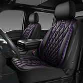 CAR PASS Piping Luxury seat cover front main view shows stylish protection and luxury feel