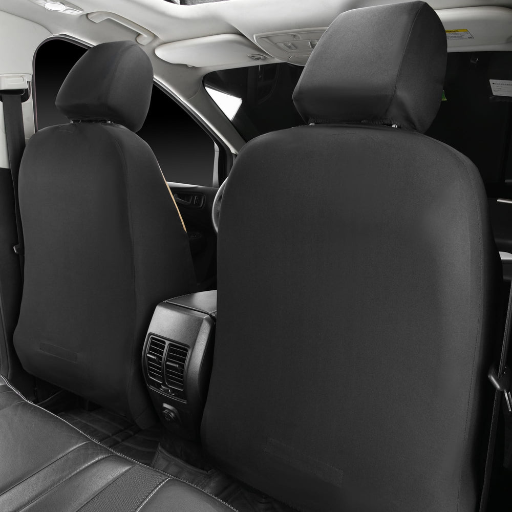 CAR PASS protective seat cover guards the car interior from spills