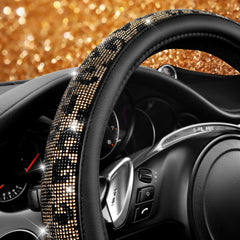 CAR PASS microfiber leather cover provides durable, soft touch for daily driving.