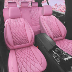CAR PASS Front-armrest-compatible cover offers comfortable protection for console side