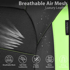 CAR PASS quilting design seat cover adds premium look and soft touch.
