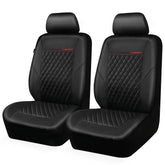 CAR PASS quilting leather front seat covers provide durable protection and a premium look.