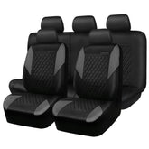 CAR PASS quilting leather seat covers on the front seats offer stylish protection.