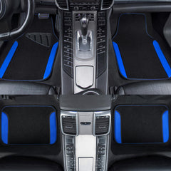 CAR PASS Rainbow rear left floor mat provides durable protection against dirt