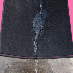 Front row protection with waterproof CAR PASS mats suitable for SUVs, trucks, and sedans.