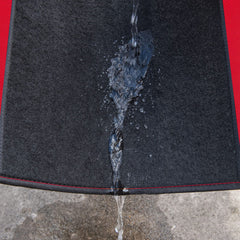 CAR PASS Rainbow waterproof nibbed backing closeup showing strong grip in place