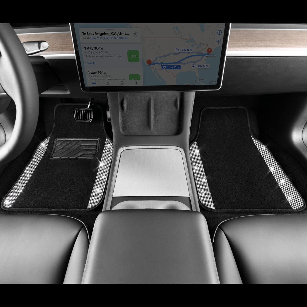 CAR PASS rear mats complement the front for full coverage.