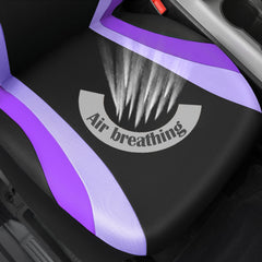 CAR PASS reserved openings for headrests and seatbelts maintain accessibility.