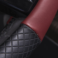 CAR PASS Rhombus interior accent in black burgundy palette.