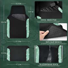 CAR PASS lace seat cover close-up shows premium texture and durability