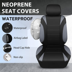 CAR PASS separate headrest cover adds complete seating protection.