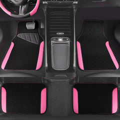 CAR PASS black and pink design adds subtle interior style