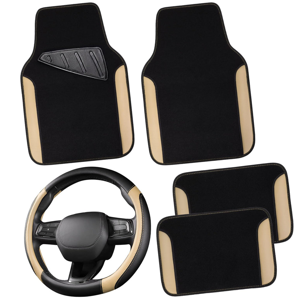 CAR PASS steering wheel cover in faux leather offers premium grip and style