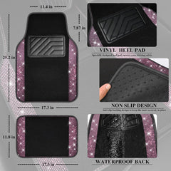 CAR PASS universal-fit car mats cover most vehicles with versatile use.