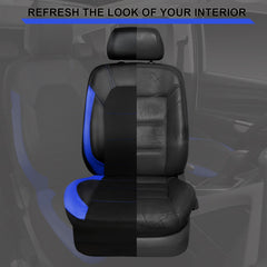 CAR PASS universal-fit front seat cover enhances cabin style.