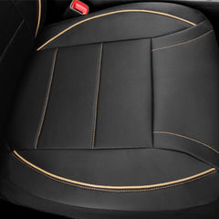 CAR PASS seat cover compatible with split bench and cup holders