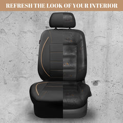 Waterproof PU leather material used in CAR PASS seat covers