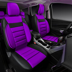 CAR PASS universal-fit seat covers with hook-and-loop attachments for snug installation
